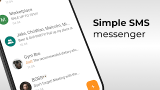 Simple SMS Messenger ภาพหน้าจอ 1