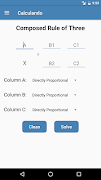 برنامه‌نما Calculando عکس از صفحه