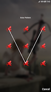 Cupid Pattern Lock Screen Screenshot 1