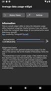 Average data usage widget screenshot 1