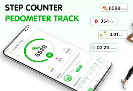 Step Counter - Pedometer Track ポスター