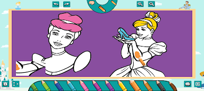 Cinderella Coloring syot layar 7