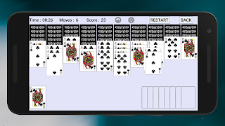 Spider Solitaire اسکرین شاٹ 1