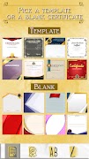 Certificate Template Maker screenshot 1