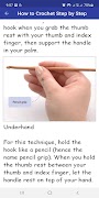How to Crochet Step by Step screenshot 2