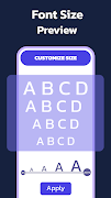 Big Font - Change text size Ekran Görüntüsü 3