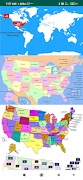 US States Map imagem de tela 1