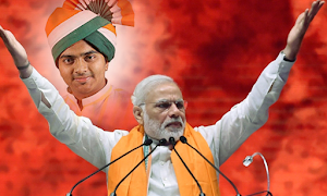 Modi ji Photo Frames poster