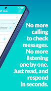 2 Schermata Voxist: read your voicemail