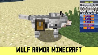 Wulf Armor Mod for Minecraft ภาพหน้าจอ 1