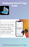 4 Schermata Skullcandy Dime XT App Guide