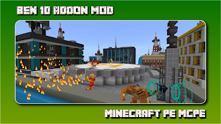 Ben 10 Addon Mod For Minecraft ภาพหน้าจอ 3
