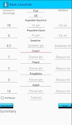 Basic eJuiceCalc 스크린샷 2