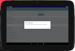 7 Schermata Vehicle Assignment