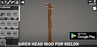 SirenHead for melon playground ภาพหน้าจอ 1