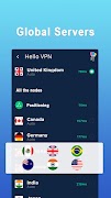Hello VPN-Fast & Secure تصوير الشاشة 1