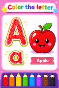 Alphabet Coloring تصوير الشاشة 1