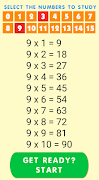 Multiplication tables 1 to 100 screenshot 6