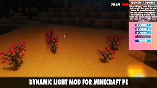 برنامهنما Dynamic Light Mod Minecraft PE عکس از صفحه