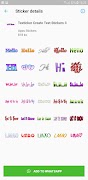 7 Schermata Texticker Create Text Stickers