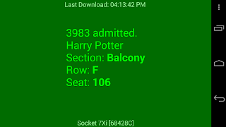 PatronTicket Barcode Scanner screenshot 1