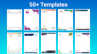 برنامه‌نما Letterhead Maker عکس از صفحه