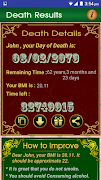 Death Date Calculator Clock Li screenshot 2