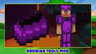 برنامه‌نما Obsidian Tools Mod Minecraft عکس از صفحه