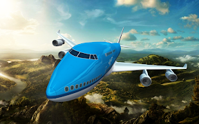 Poster Airplane Flight Simulator 2017