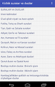 Kichik suralar va duolar 截圖 1