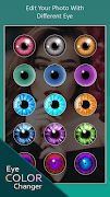 برنامه‌نما Eye colour changer - Lens colo عکس از صفحه