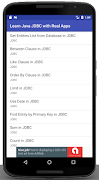 Learn Java JDBC with Real Apps Affiche