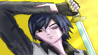 Sasuke Uchiha Game Puzzle Poster