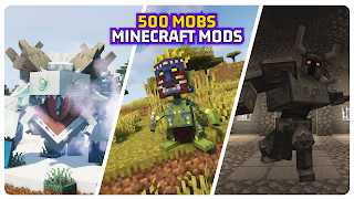 500 Mobs Mod capture d'écran 1