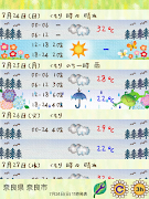 かわいい天気予報 स्क्रीनशॉट 4