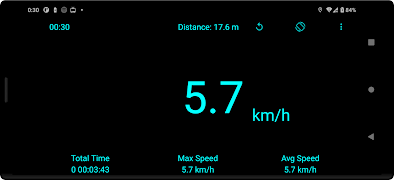 Simple GPS Speedometer ภาพหน้าจอ 1
