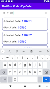Thai Zip Code - Post Code captura de pantalla 3