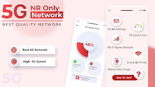 5G NR Mode Only: 5G Speed Test capture d'écran 7