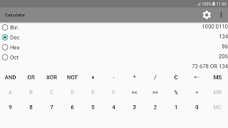 프로그래머 용 계산기 스크린샷 5
