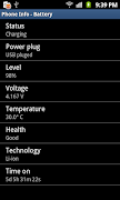 برنامه‌نما Phone Info عکس از صفحه