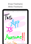 برنامه‌نما Freehand Drawing عکس از صفحه