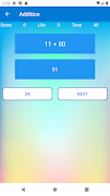 1 Schermata Basic Math Game