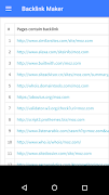 برنامه‌نما Free Backlink Maker Tool عکس از صفحه