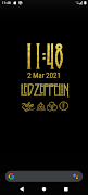 Led Zeppelin Clock Widget captura de pantalla 4