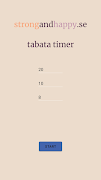 Tabata Timer 포스터