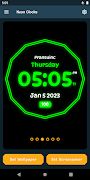 Neon Clock imagem de tela 2