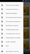 Spanish Learning screenshot 1