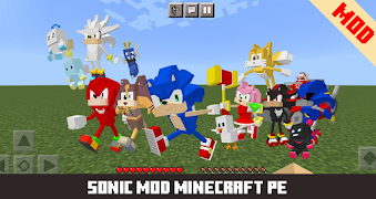 Sonic Mod Add-on for MCPE ภาพหน้าจอ 3