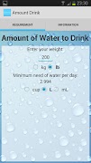4 Schermata Amount Water