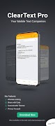 Clear Text Pro постер